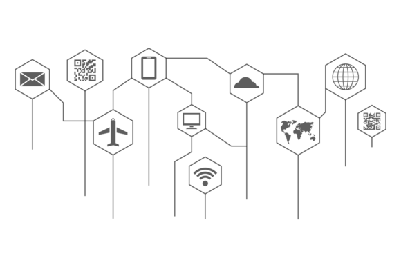 Download Global Communication Icons Diagram. Worl - Cat Collection