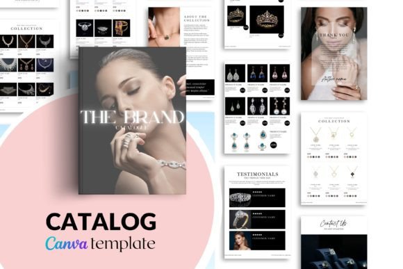 Download Editable Catalog Canva Template - Cat Collection