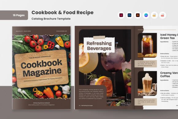 Download Elegant Food Recipe Catalog &amp; Cookbook - Cat Collection