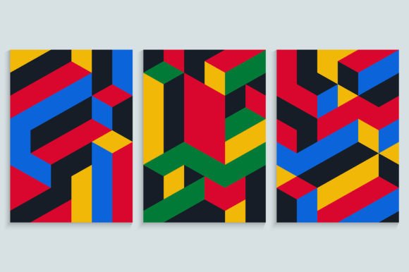 Download Retro Geometric Covers with Swiss Design - Swiss design Collection