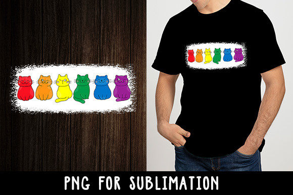 Download Cute Rainbow Flag Cats Lover Owner Gay - Cat Collection