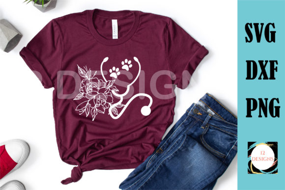 Download Floral Veterinarian Svg/ Vet Svg - Premium Resources