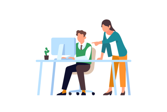 Download Office Staff Work. People Brainstorming. - Office Collection