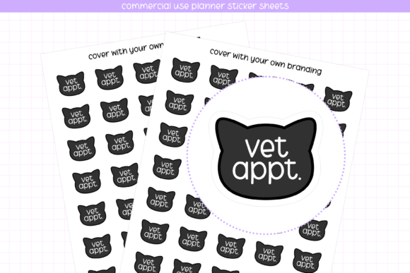 Download Vet Appointment Planner Stickers - Premium Resources