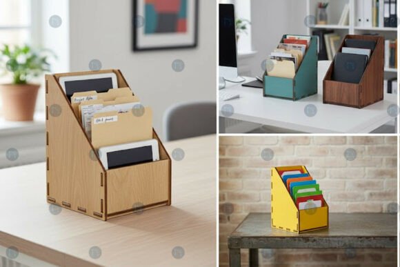 Download Laser Cut Office File Organizer Template - Office Collection