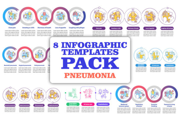 Download Pneumonia Categorization Infographic Set - Cat Collection